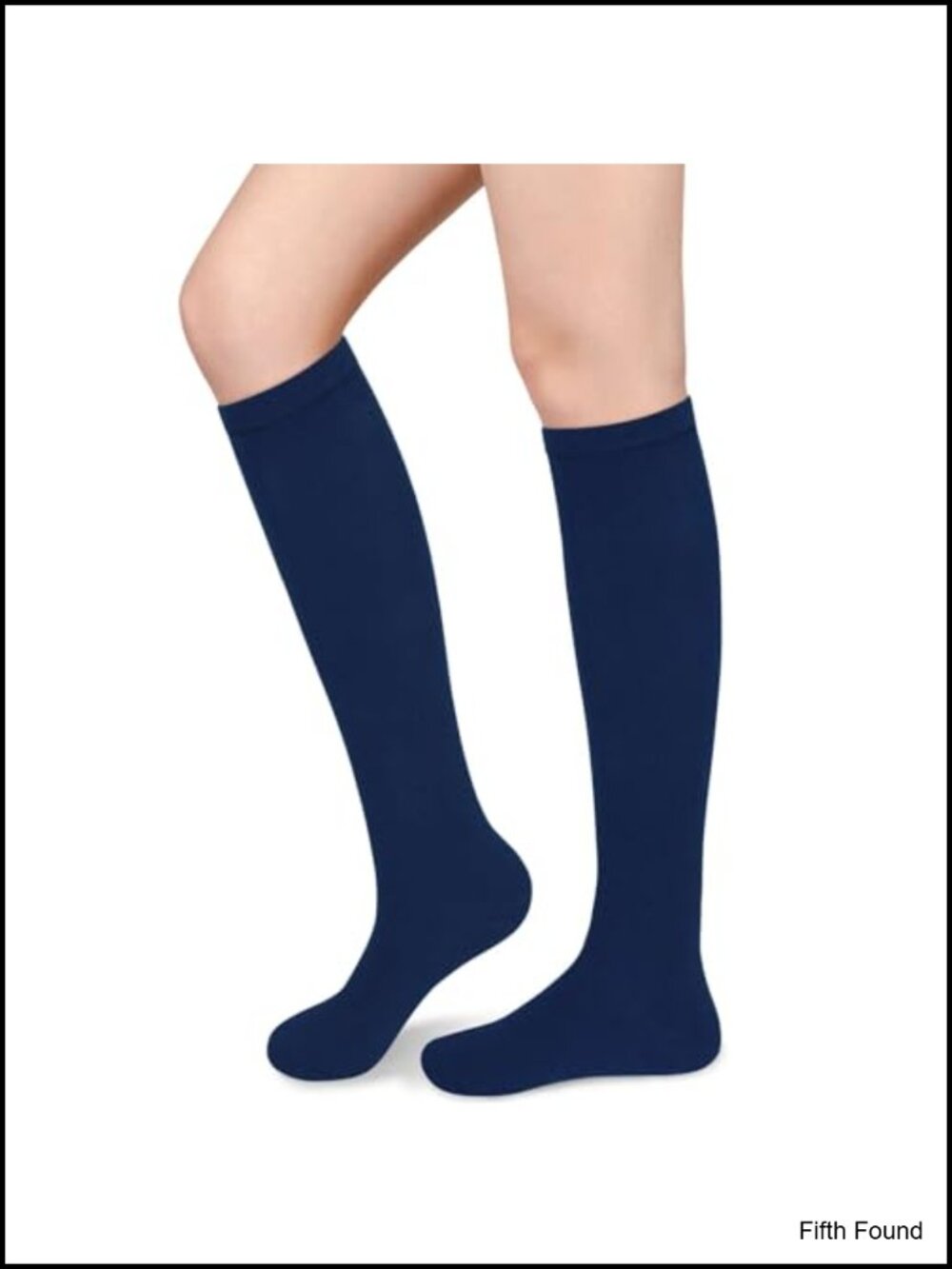 Womens Knee High Socks Cotton Blend Long Athletic Striped Casual
